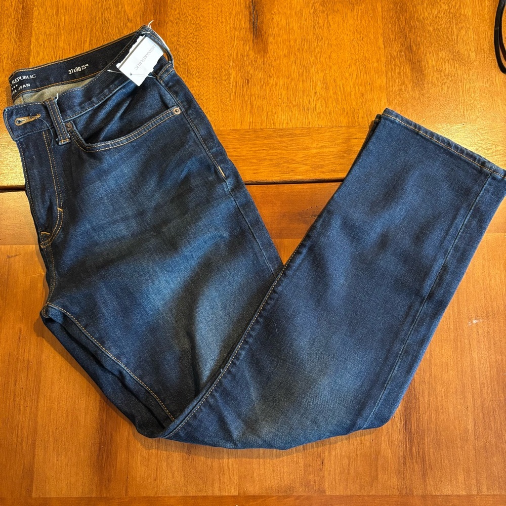 Banana Republic Slim Traveler Jeans size 31x30